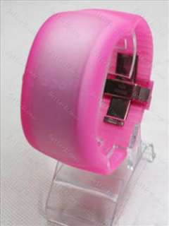 Silicone Jelly LED ODM Digital Bracelet Wrist Watch p  