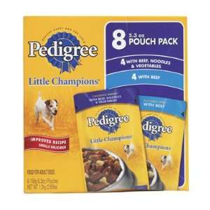  Pedigree Little Champions Pouch Pack Dog Food   Combo Pack 