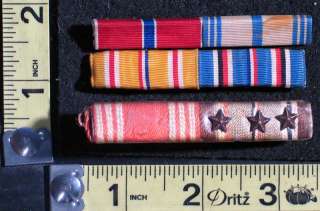   Original U.S. Military Ribbons   WWII Campaigns, Bronze Star & More