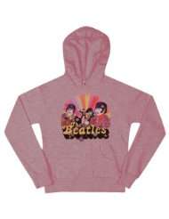 The Beatles   Cartoon Flowers Ladies Pullover Hoodie