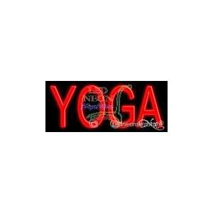  Yoga Neon Sign 24 inch tall x 10 inch wide x 3.5 inch deep 
