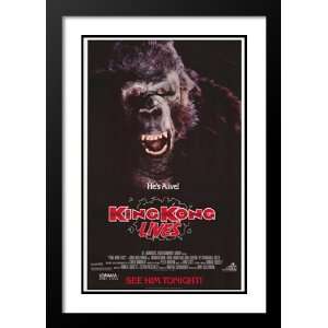King Kong Lives 20x26 Framed and Double Matted Movie Poster   Style A 