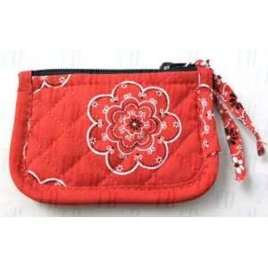  Stephanie Dawn Coin Purse   America Red * New Quilted 