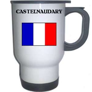  France   CASTELNAUDARY White Stainless Steel Mug 