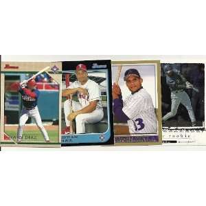 Different Edwin Diaz cards/lot 1996s 1998s Texas Rangers, Arizona 