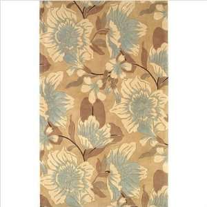  KAS Oriental Rugs CAT0794 Catalina Coffee and Blue Floral Area Rug 