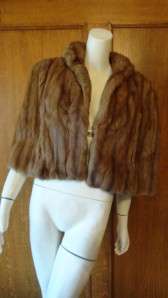 VINTAGE RED FOX boho CAPELET CAPE Luxe S/M  