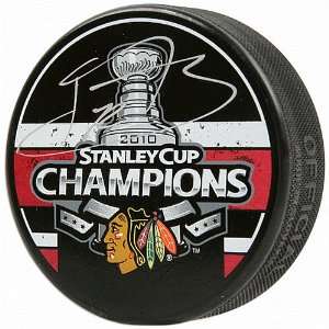   Versteeg 2010 Stanley Cup Champions Autographed Puck 