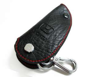 Leather Remote Key Holder Fob Case Chain Civic CR V, H  