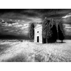  Infra Red Mage of Capella Di Vitaleta, Near Pienza 