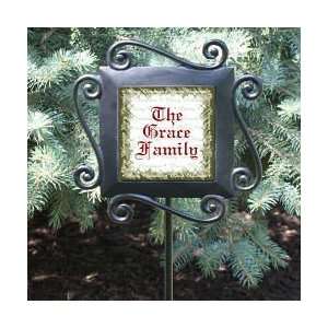   Personalized Family Name Christmas Garden Sign Stake