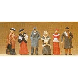  Preiser 12197 People In Winter Clothes 1900 (6) Toys 