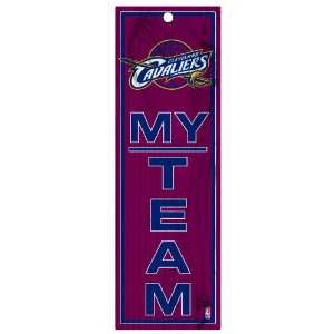  NBA Cleveland Cavaliers 4 by 13 Wood My Team Sign Sports 