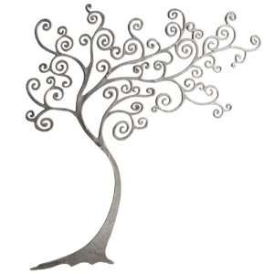 Large Curly Tree Wall Decor Aluminum by Midwest CBK 