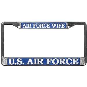  U.S. Air Force WIFE License Plate Frame Automotive