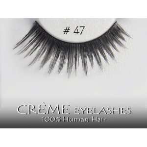  Creme Fashion Eye Lashes Pair #47 (Pack of 4) Beauty