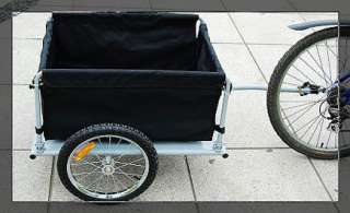 Bike Bicycle Cargo Trailer Garden Cycling Carrier Yellow and Black 