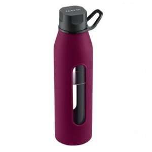 Glass Water Bottle 20oz Purple 