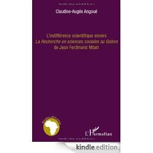 indifférence scientifique envers (Etudes africaines) (French 