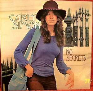 Vinyl Album. CARLY SIMON. NO SECRETS. ELEKTRA. EKS 75049. 1972.  