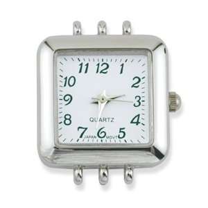   Series Silver Plated Watch Face Square One Piece 