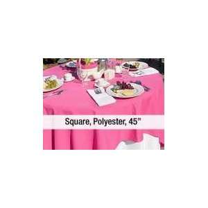   45in Square Polyester Tablecloth   1 PK of 2