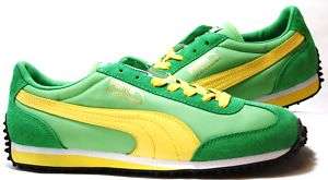 NEW Mens Puma Whirlwind Classic Puma Green Yellow  