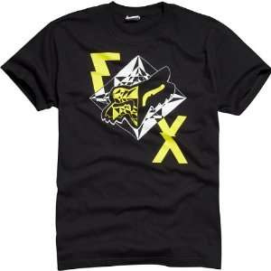 Fox Racing Centurion Mens Short Sleeve Racewear T Shirt/Tee   Black 