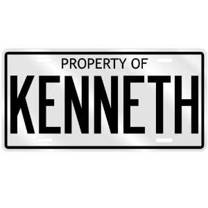    PROPERTY OF KENNETH LICENSE PLATE SING NAME