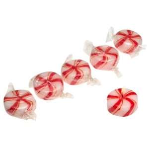  Tag Floating Peppermint Candles, Set of 6, Red
