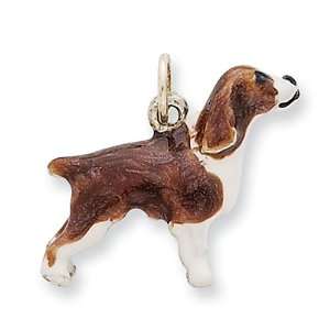   Enameled English Springer Spaniel Charm West Coast Jewelry Jewelry