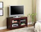 Cherry Finish Double Door Plasma TV Stand Entertainment Center With 