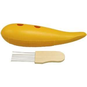  Yellow Plastic Guiro Musical Instruments