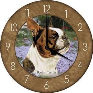  Boston Terrier Clock