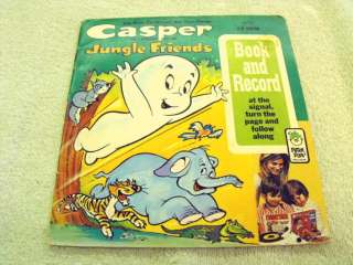 1973 CASPER THE FRIENDLY GHOST BOOK AND RECORD  