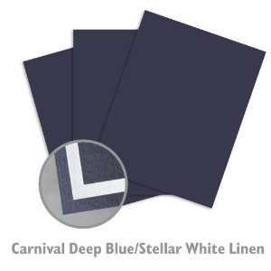  Carnival Linen Stellar White/Deep Blue Paper   250/Carton 