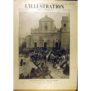  1905 Earth Quake Calabre Reggio Cathedral French Print 