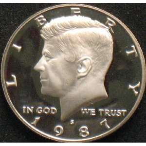  1987 Kennedy Proof Half Dollar 