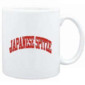 Mug White  Japanese Spitze ATHLETIC APPLIQUE / EMBROIDERY  Dogs 