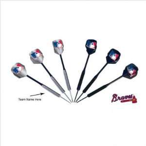  MLB Atlanta Braves Darts & Flights Set