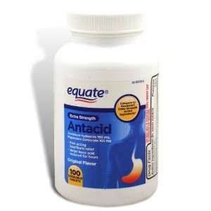   Antacid Tablets, Original Flavor, 100 Tablets, Compare to Gaviscon