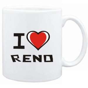  Mug White I love Reno  Usa Cities