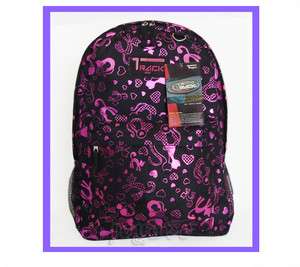 Track Pink Cat Heart Backpack School Bag 16.5 ★ 648335955727 