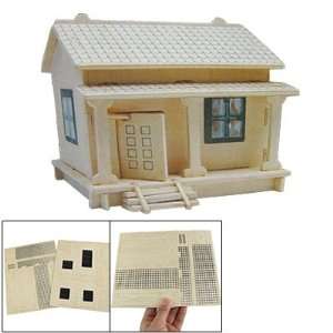  Wooden Puzzled 3d House Model Woodcraft Construction Kit 
