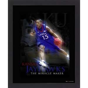 Kansas Jayhawks NCAA National Champions Miracle Maker Framed Print 
