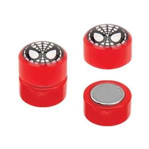   Pair of Web Head Spider Man Magnetic Cheater Plugs Earrings Jewelry