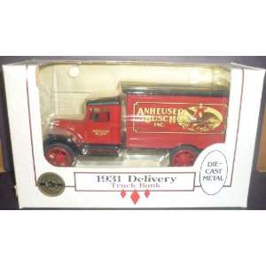    Busch 1931 Delivery Truck 1/34 Scale Diecast Bank Toys & Games