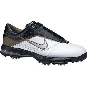 Closeout Nike Air Academy Mens Golf Shoe Blk/Bwn/Wh 8 M  