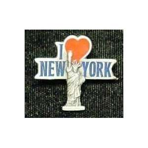  Pewter 3 D Collector Pin   I Love New York Jewelry