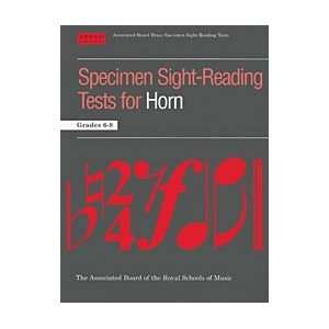  Specimen Sight Reading Tests for Horn Grades 6 8 Musical 